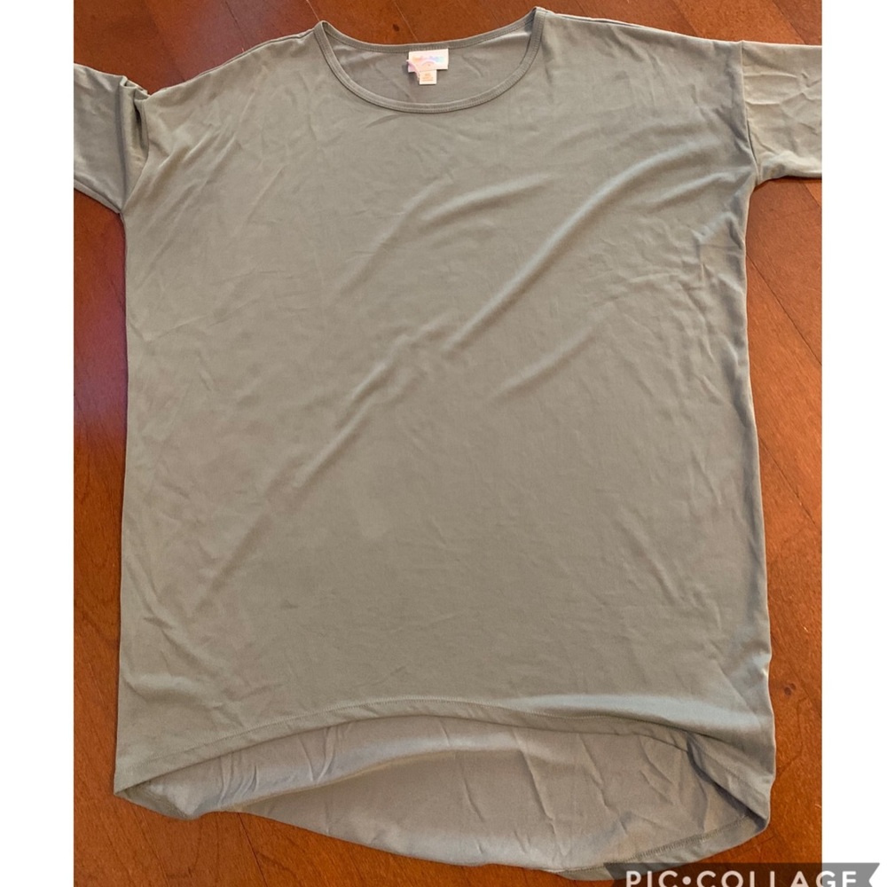 LulaRoe Irma, XS. Solid gray